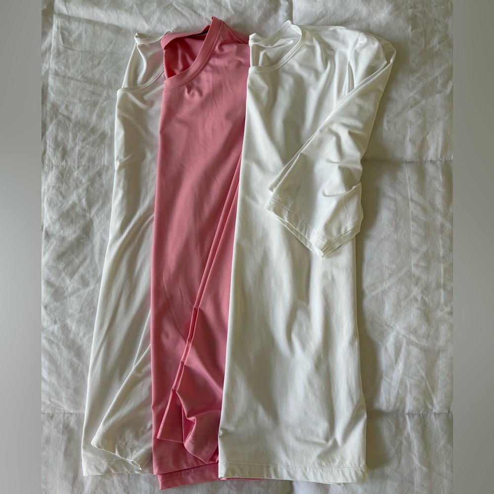 Women’s SPF Swim Shirt Bundle Size Large | Lands’ End + Baleaf | 2 Pieces